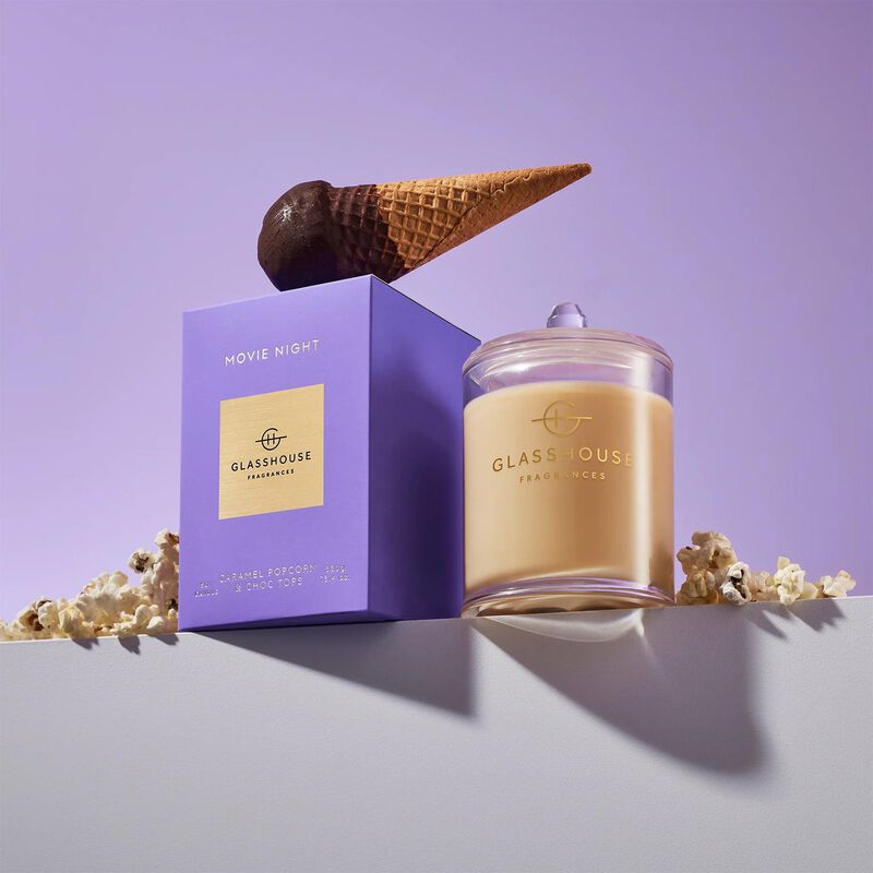 Glasshouse Fragrances Movie Night 380g Candle image number 1